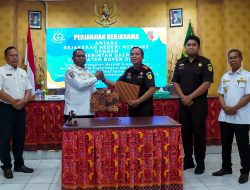 PERJANJIAN KERJA SAMA ANTARA KEJAKSAAN NEGERI MERAUKE DAN PEMERINTAH DAERAH KABUPATEN BOVEN DIGOEL