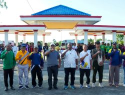 Pelepasan Kontingen Atlet Boven Digoel ke Porprov Papua Selatan II di Merauke