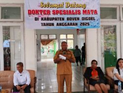 Bupati Boven Digoel Resmi Buka Pemeriksaan Mata Gratis dalam Rangka HKN ke-61