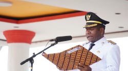 BUPATI BOVEN DIGOEL BACAKAN SAMBUTAN MENTERI DALAM NEGERI PADA UPACARA PERINGATAN HARI OTONOMI DAERAH KE-XXX TAHUN 2026